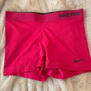 Nike Pro Spandex Pink Size Medium